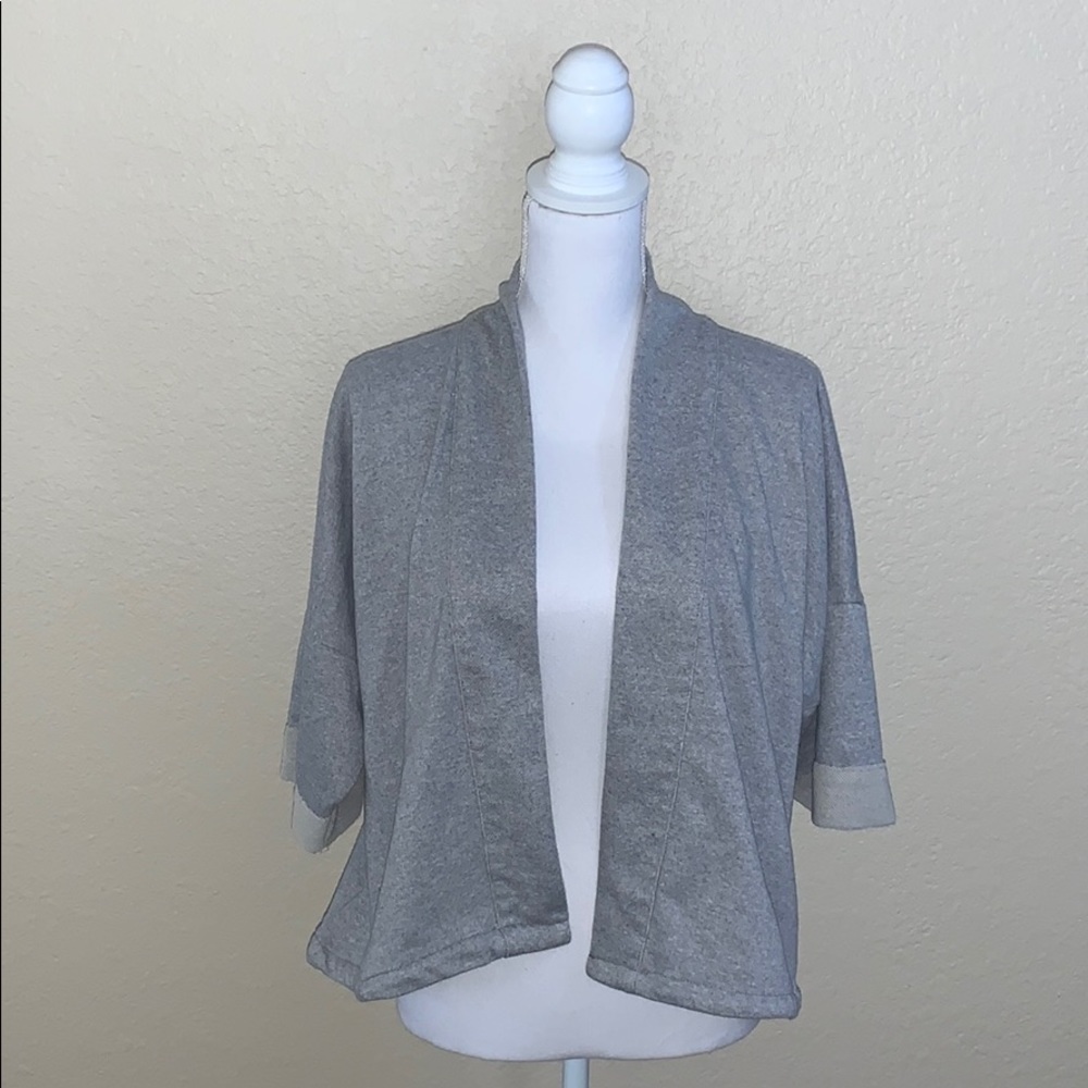 Loft Gray Shortsleeve cardigans